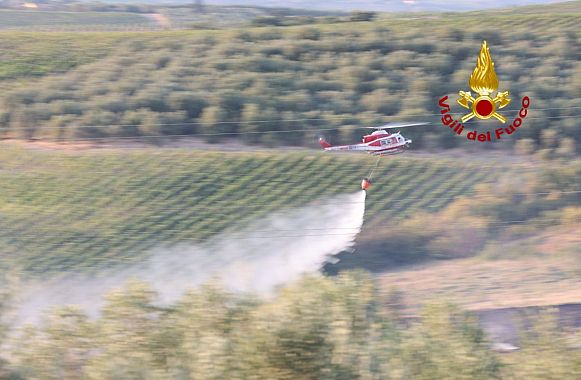 L'incendio a Vinci